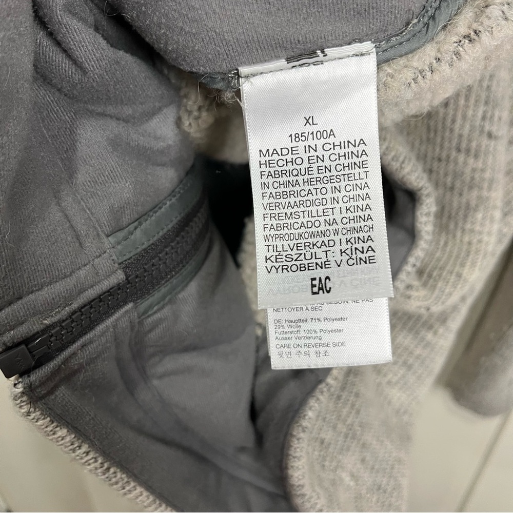 Marmot Men’s Full Zip Knit Fleece Jacket Gray XL - Picture 11 of 12